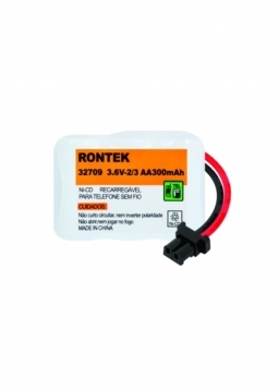 Bateria Rontek Aa 3,6 V X 300 Mah Telefone Sem Fio