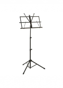 Estante De Partitura Preta Para Musicos