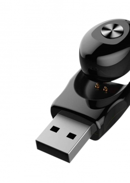 Fone De Ouvido Com Bluetooth 5.0 Individual C/ Carregador Usb