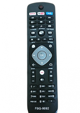Controle Philips - Smart tvs led - home - 3d - netflix - youtube - vudu - 4K de 32 - 40 - 42 - 55 e 60 polegadas